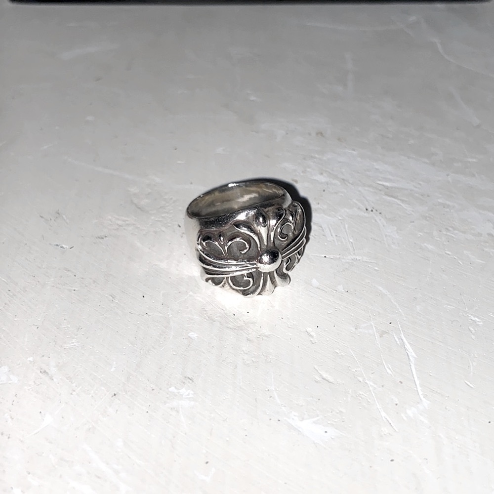 Chrome Hearts Keeper Ring 💍 size 8 ©️ 1992 Sterling Silver UNI​​​​​